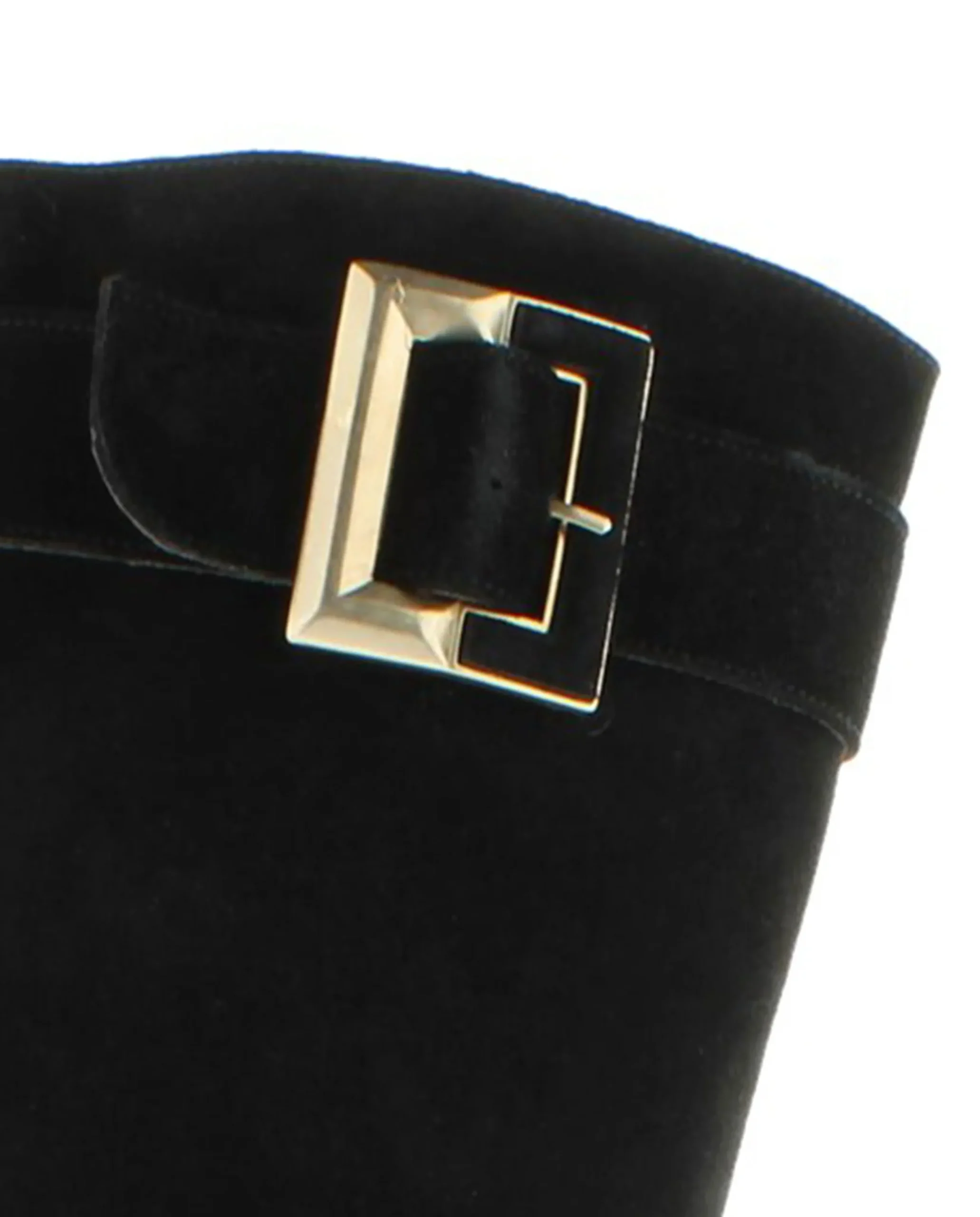 Bota alta en serraje negro Tilo 7