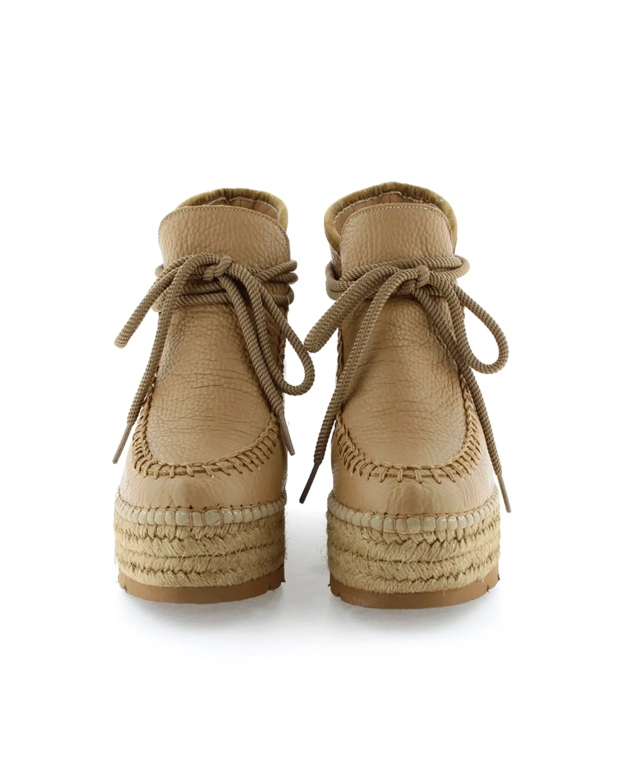 Bota baja en napa camel Creta