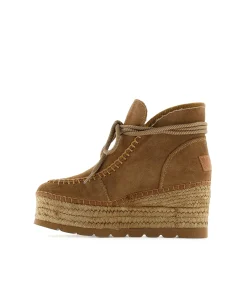 Bota baja en serraje cuero Creta
