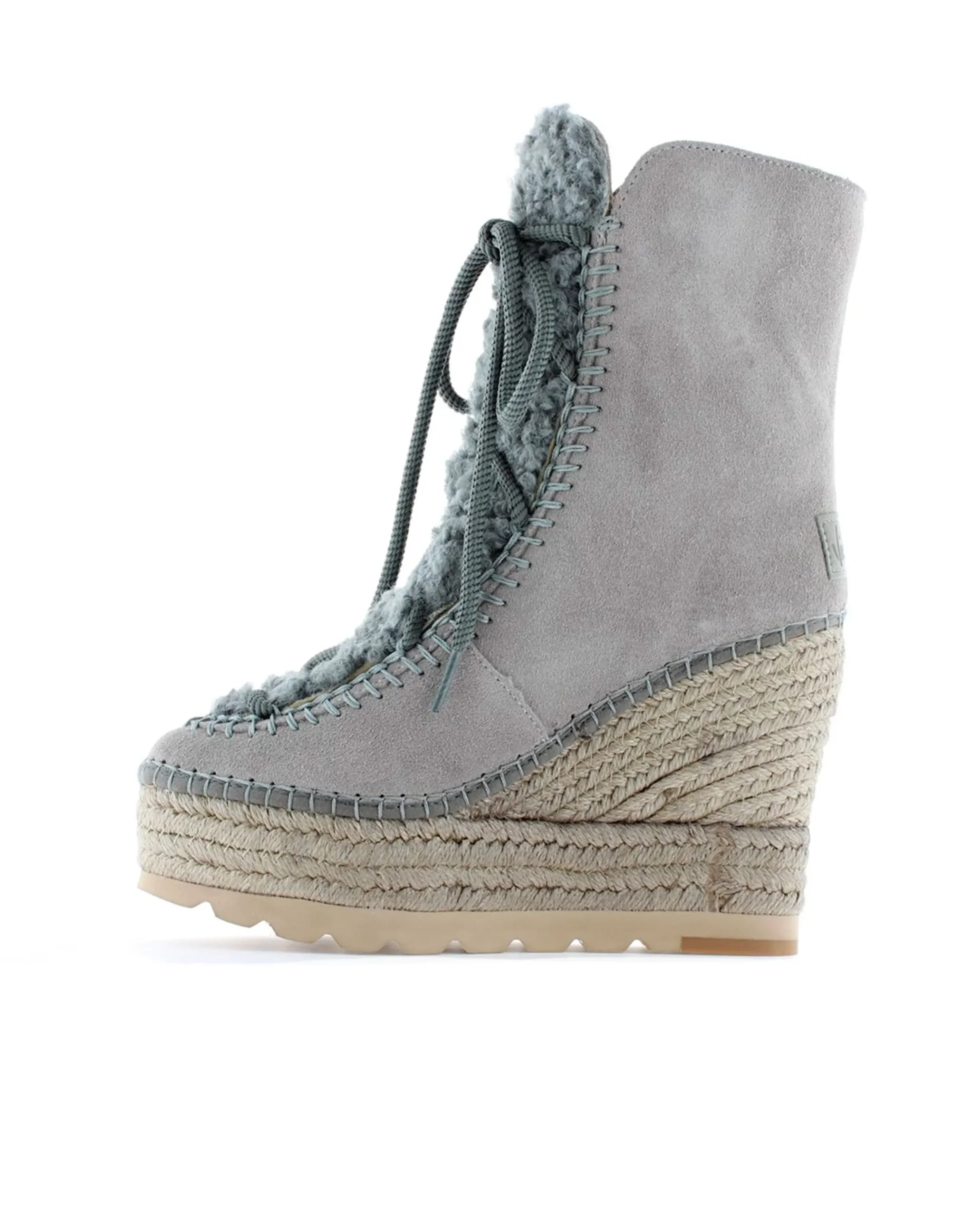 Botin borreguito en serraje gris Tilo 7