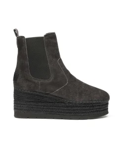 Botin Chelsea en cavallo gris Creta