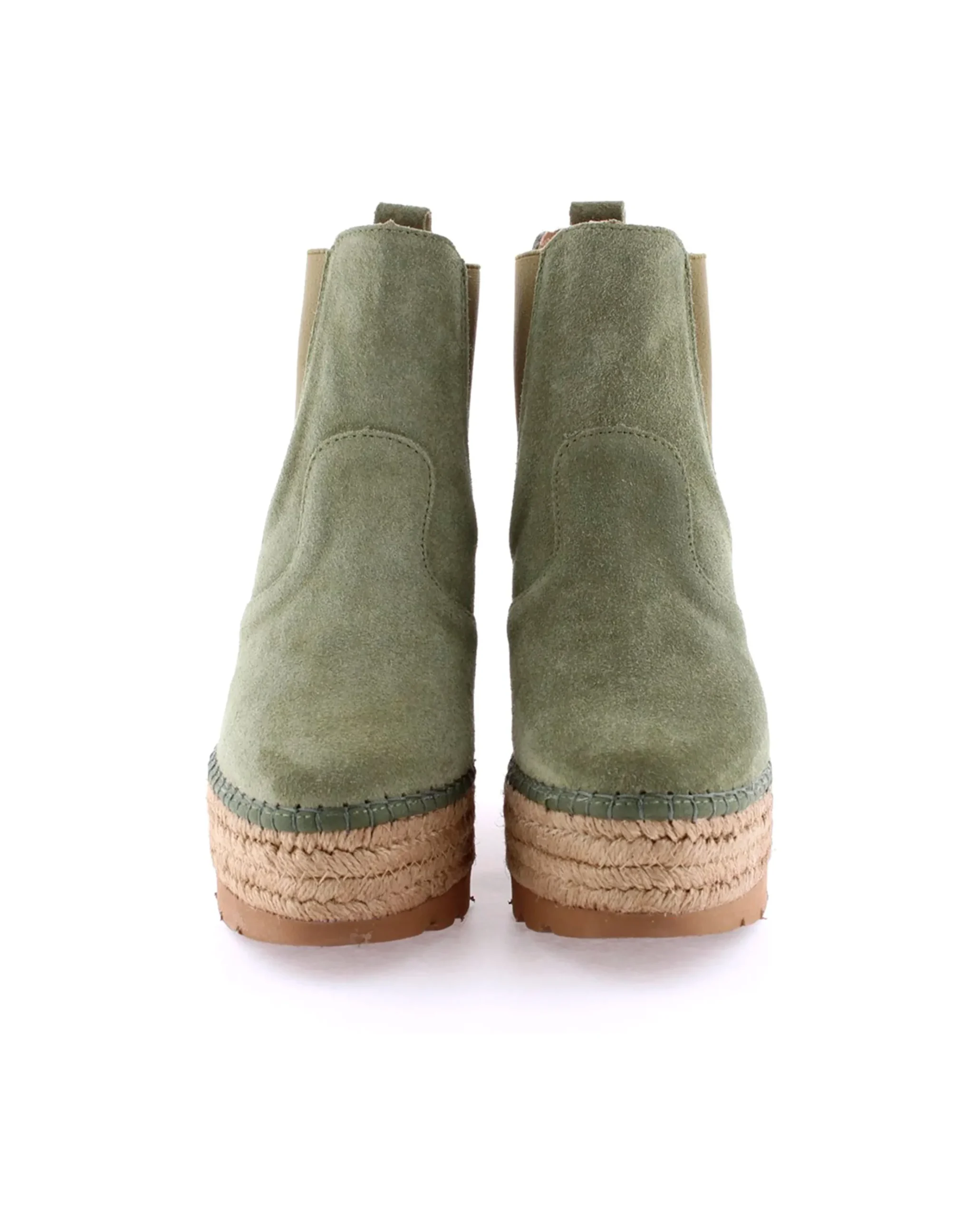 Botin Chelsea en serraje kaki Tilo 7