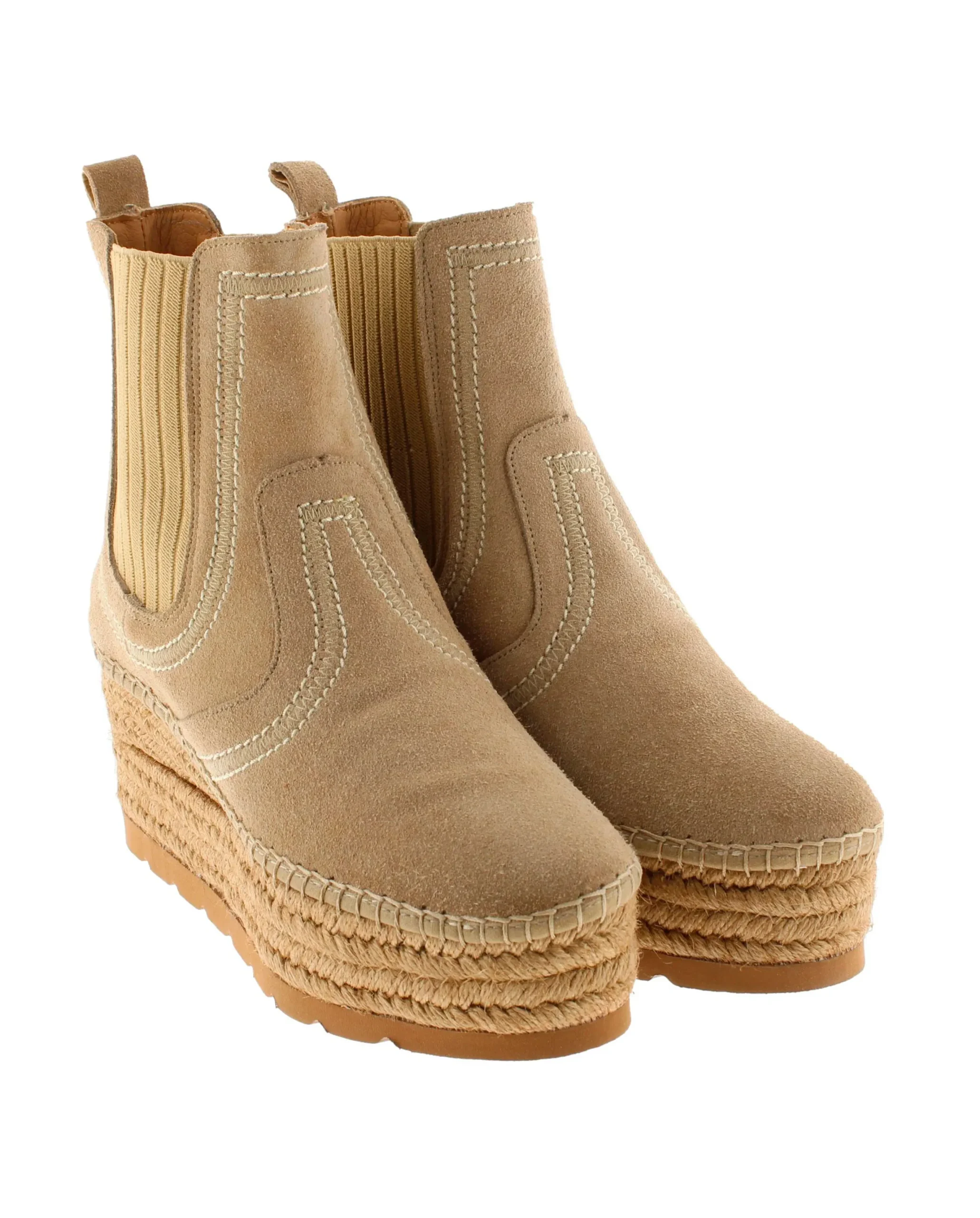 Botin Chelsea en serraje arena Creta