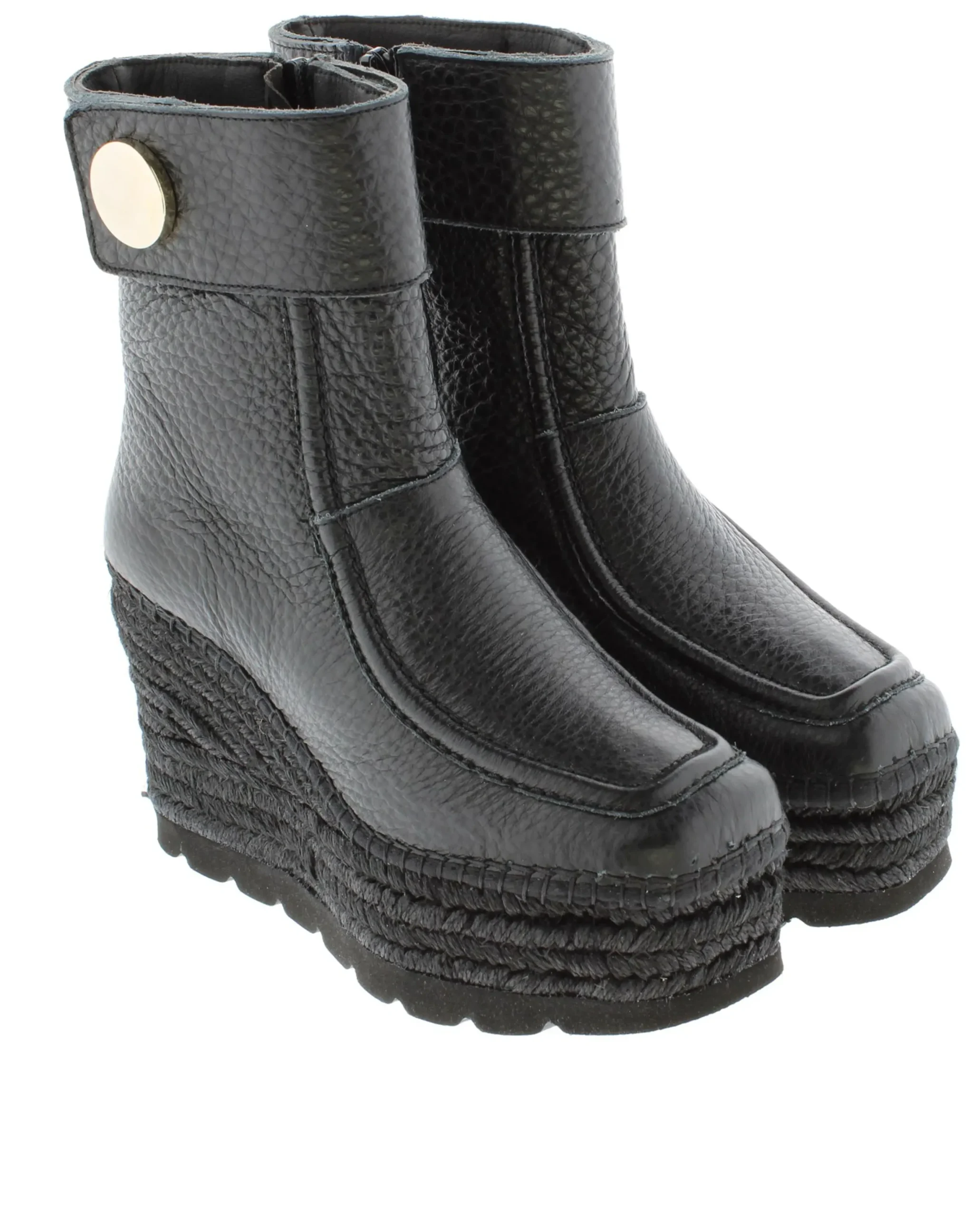 Botin en bost negro Cuba