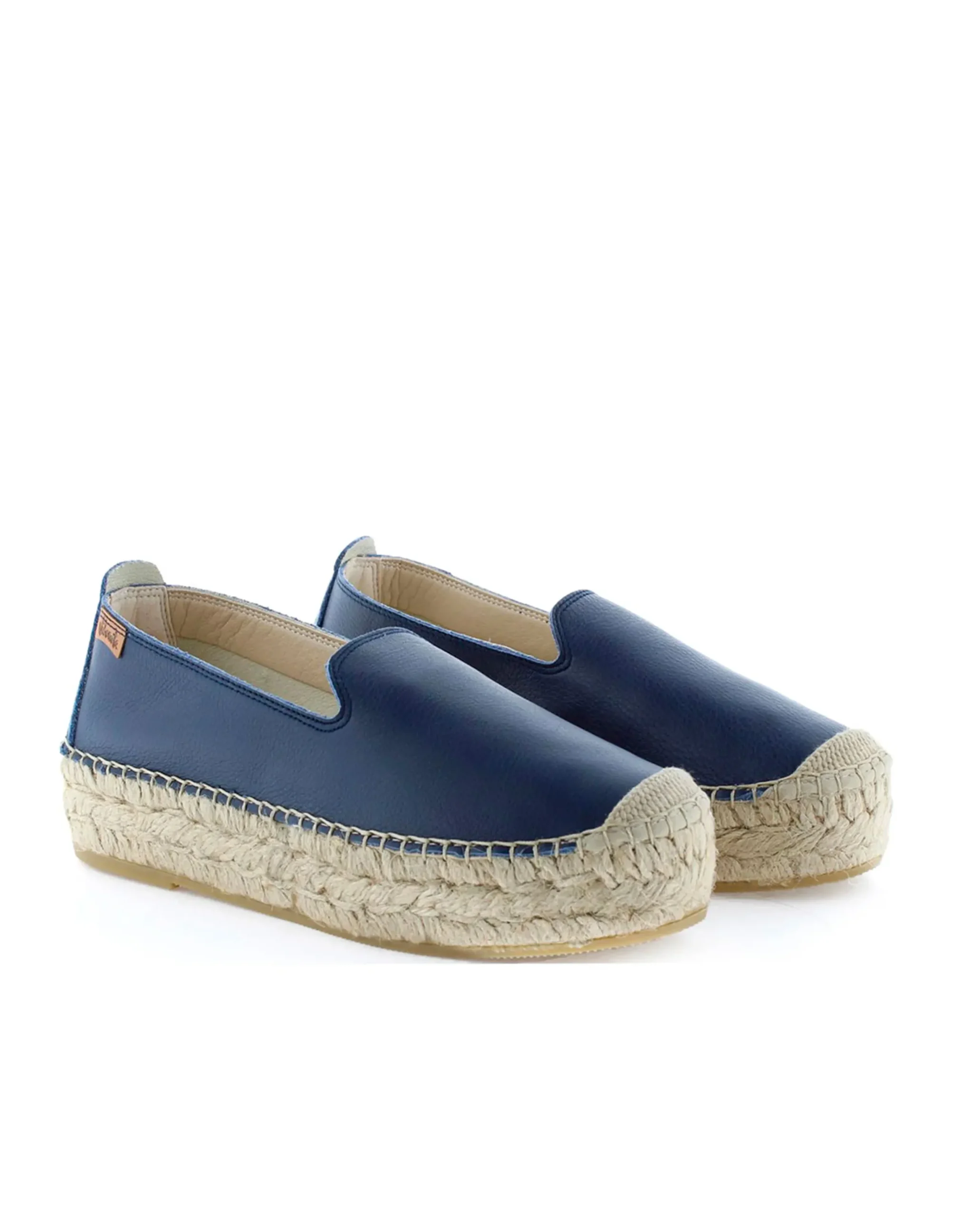Slipper en napa marino Merce Doble