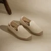 Slipper rafia nudos crudo Borneo