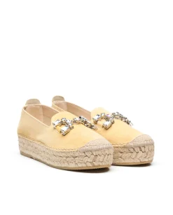 Slippers detalle serraje limon Merce Doble