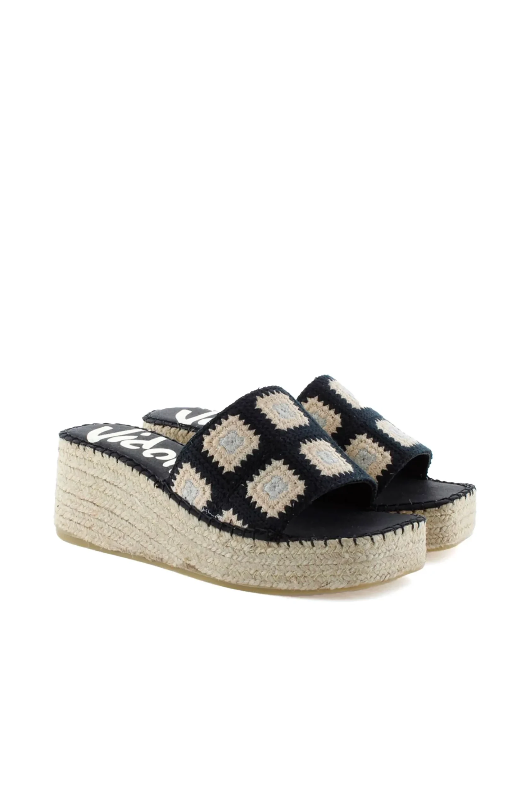 zueco crochet negro Vinci