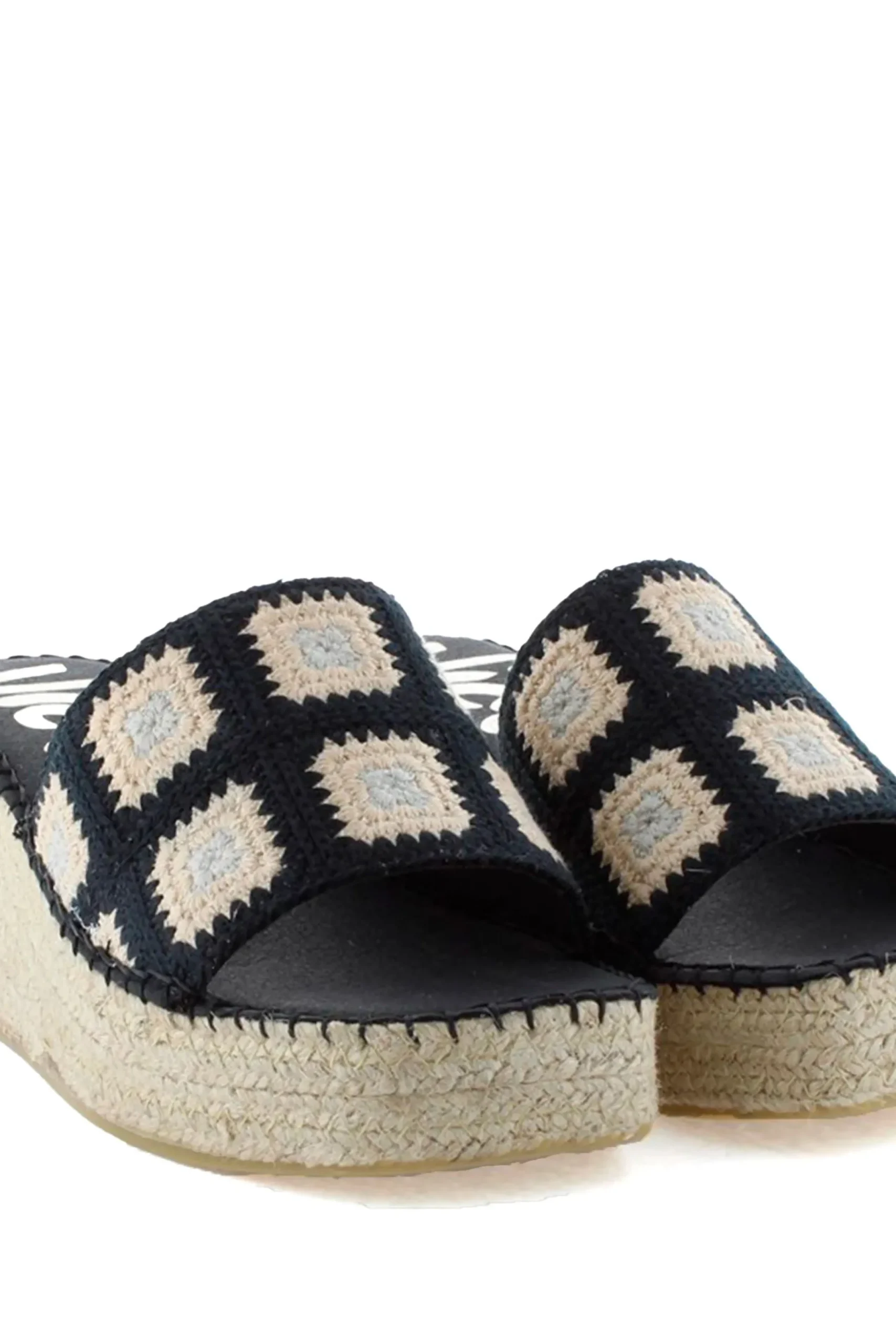 zueco crochet negro Vinci