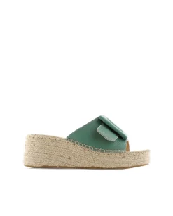 Zueco en bost verde Vinci