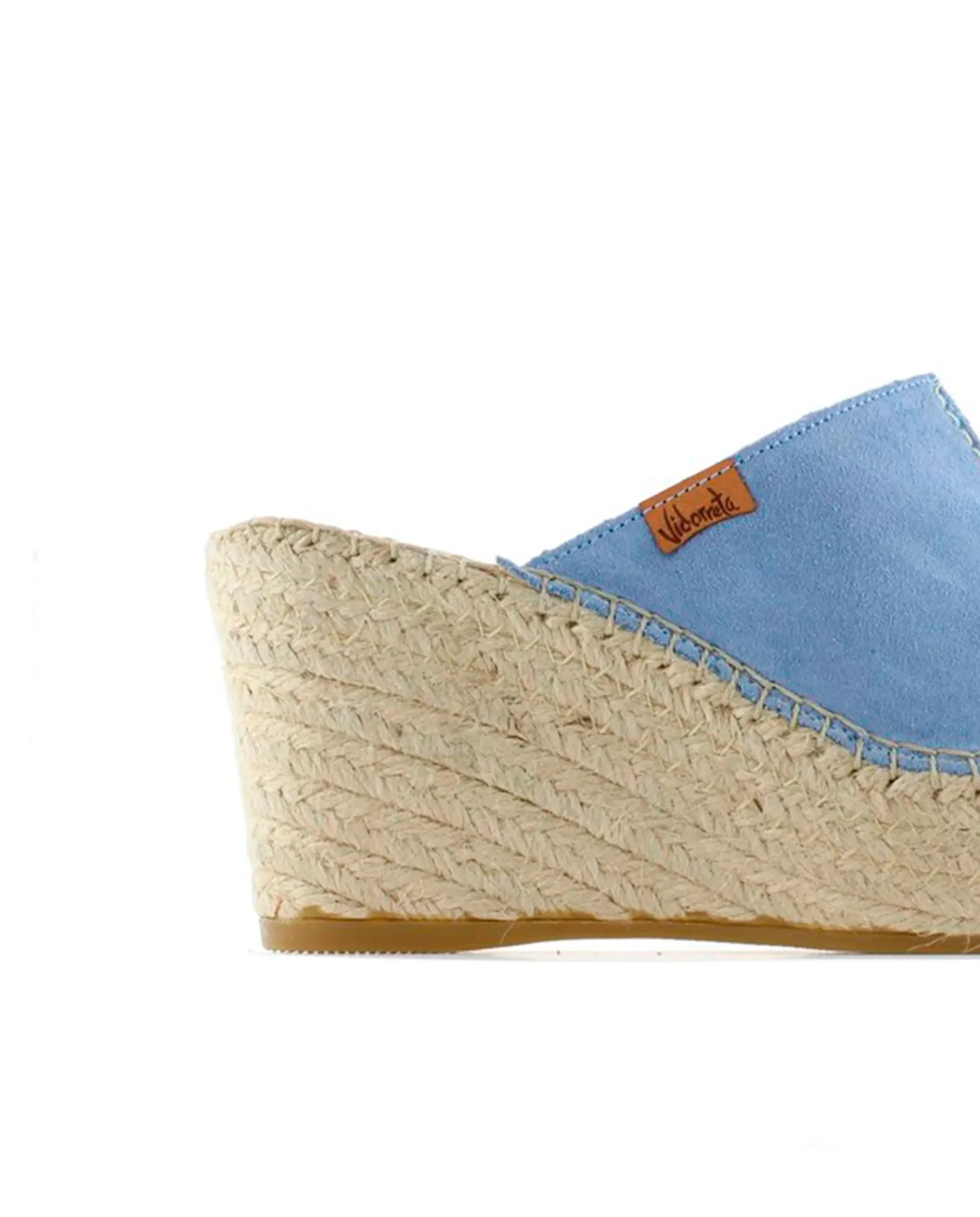 Zueco en serraje jeans Dominica